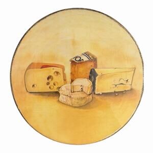 Williams-Sonoma Retired Fromage Cheese Serving Plate Handpainted 10.5” Italy